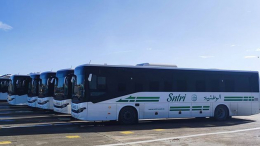 دعم اسطول النقل البري بين المدن بحافلات جديدة